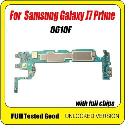 Original Used For Samsung Galaxy J7 Prime G610F G615F Motherboard,unlocked For Samsung Galaxy J7 Prime Logic Board Mainboard