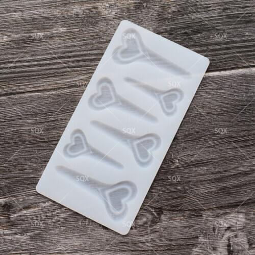 Heart Lollipop Shape Silicone Chocolate Mold, Cake Decorative Tool, Cake Plug, Kitchen Accessories SA45