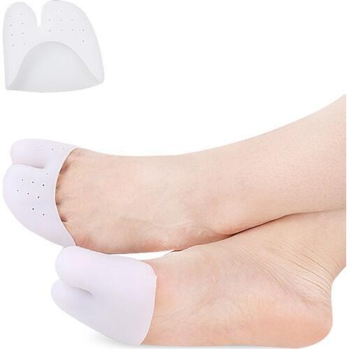 2pcs=1pair Professional Ballet Shoes Woman Pointe Toe Cap Covers High Heels Pointed Protector Silicone Gel Soft Pads Feet Care