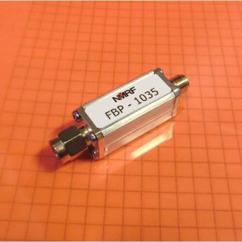 950-1100MHz LC discrete component bandpass filter, small volume, SMA interface