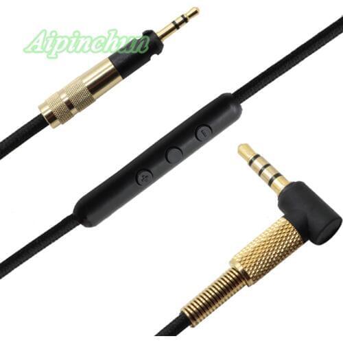 Aipinchun 3.5mm to 2.5mm Replacement Audio Silver-Plated Headset Cable with Mic For Sennheiser Headphone HD598 HD595 HD558 HD518