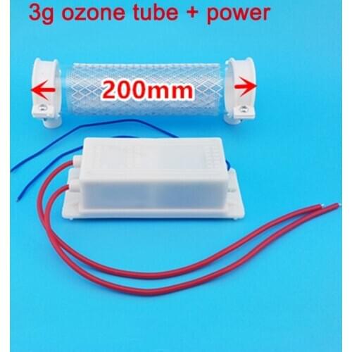 Ozone Generator Accessories 3g Ozone Tube + Power Supply Tube Type Ozone Generator