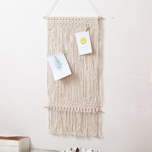 Bohemian tapestry hanging cotton hand-woven tapestry wall soft ornaments