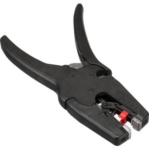 Black Self-Adjusting Insulation Wire Stripper Plier Range 0.03-10mm2 With Wire Stripping Cutter Range 0.03-10mm Flat Nose New