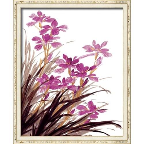 Cioioil-C202 orchid Painting By Numbers Canvas Painitng Home Wall Art Picture Coloring By Numbers