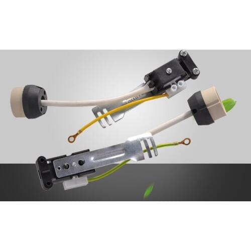 Gu10 socket base Connector Ceramic Holder Lamp wiring for GU10 Base Halogen Socke or GU10 led bulb