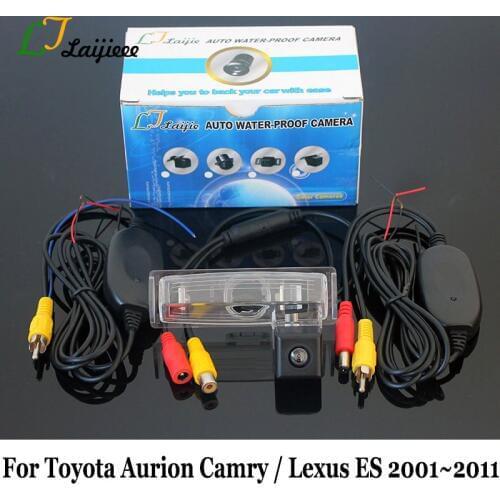 For Toyota Aurion Camry XV30 XV40 Car Reverse Camera / HD CCD Night Vision Wireless Auto Rear View Camera For Lexus ES 2001~2011