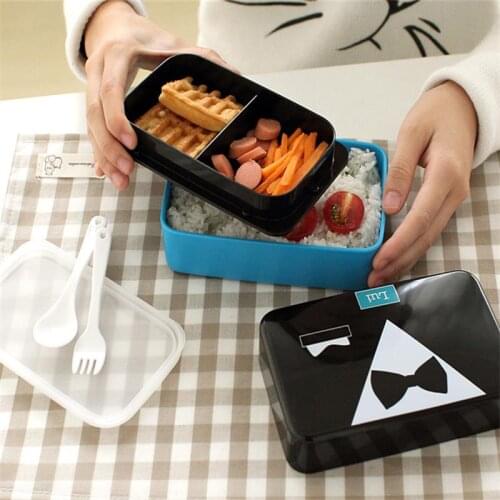 Lunch Box Food Container Storage Box Kids Microwave Oven Portable Children Dim Sum Sushi Dessert Boxes Creative