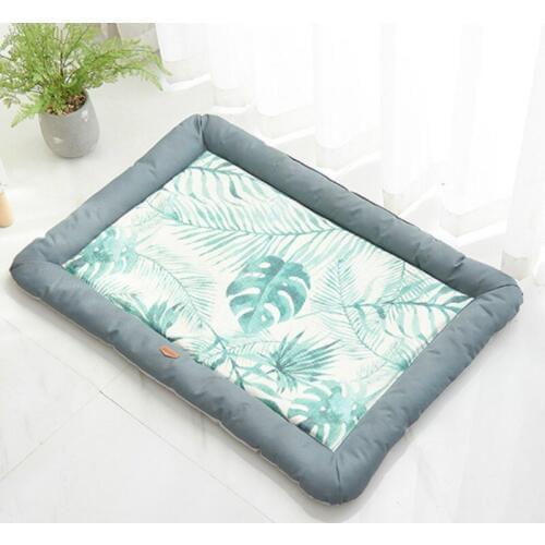 Summer Breathable Cat Litter Dog Teddy Cool Nest Mat Ice Silk Kennel Pet Mat Luxury Dog Bed Blanket Dog Cooling Mat