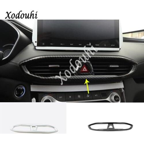 Sticker Switch Vent Outlet Air Condition Panel Control Trim Frame Lamp Warning 1pcs For Hyundai Santa Fe SantaFe 2019 2020 2021