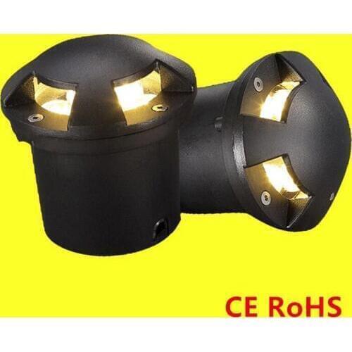 New IP68 Waterproof Outdoor 3X3W LED Underground Light AC85-265V/DC12V Garden Path Floor Buried Yard Lamp Spot Landscape Light