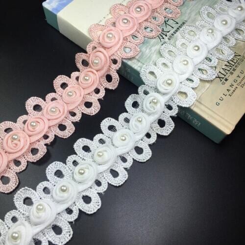 New Spot Water Soluble Embroidery Diy Craft Nail Bubble Beads Chiffon Circle Lace Clothing Accessories Lace