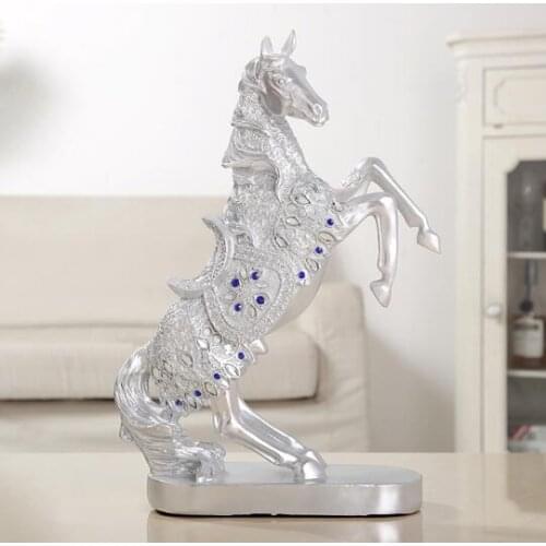 New style tengkong horse creative home furnishing resin handicraft living room animal furnishing gift