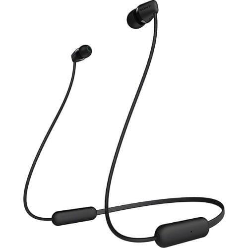 SONY original Wi-C200 Wireless in-Ear Headphones,Black/ White (WIC200/W)