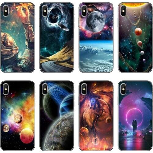 Fantasy Universe Space Transparent Phone Case For iPhone 12 11 Pro Max Mini XS Max XR X 8 7 Plus 6 6S Plus 5 5S SE 2020