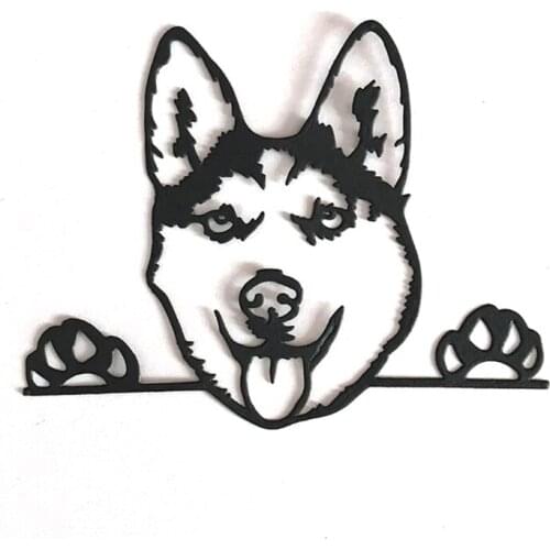 R58E Lovely Dog Metal Cutting Dies Stencil Scrapbooking DIY Album Stamp Paper Card Embossing Decoration