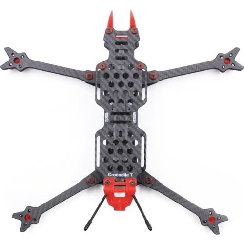 GEPRC GEP-LC7HD Frame Suitable For Crocodile7 HD Carbon Fiber Accessories For RC DIY FPV Quadcopter Drone Replacement Parts