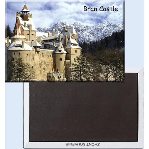Romania Bran Castle/Dracula Fridge Magnets souvenirs 20073 Tourist Gift Decoration Gift Photo Magnets 78*54mm