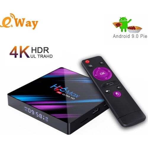 2020 H96 MAX Smart OTT TV Box WiFi RK3318 Android 10.0 media player Quad Core 2GB 16GB DLAN network set top box