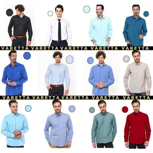 Solid Mens Shirts Long SLeeve Cotton Casual Light Blue Shirts For Men New Turn Down Slim Causal Shirts High Quality shirts 2021