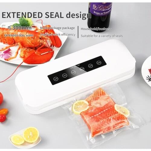 Vacuum Sealer, Automatic Food Saver Machine for Food Preservation, Dry & Wet Mode for Sous Vide, 10 Vacuum Sealing Bags
