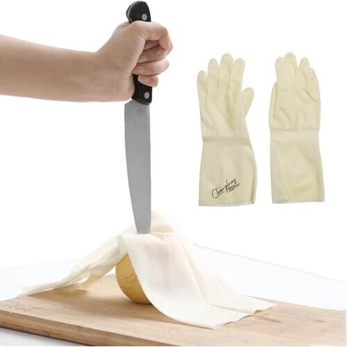 MDZF SWEETHOME 2pair Waterproof Rubber Household Gloves Plush Magic Silicone Dish Washing Glove Kitchen Cleaning Tool Wearable