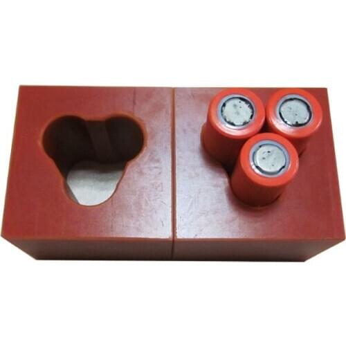 18650 Battery Clamp Mobile Power Battery Clamp Triangle / Square lithium battery welding fixture
