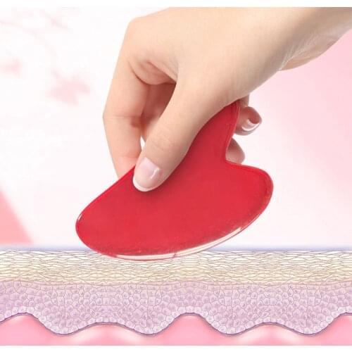1 Pcs Beautiful Massage Beeswax Guasha Scraping Massage Scraper Face Massager Acupuncture Gua Sha Eye Face Board Massage Tool