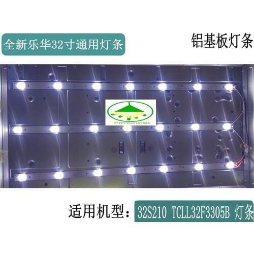 3 PCS/Lot 100% new high quality 32S210 TCLL32F3305B LCD TV lamp bar universal aluminum base panel lamp bar 7 leds