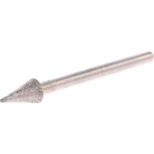 20/pcs 6X3mm Diamond Rotary Tool Sintered Diamond Burs Abrasive Grinding Head Accessories Diamond Bits B95A