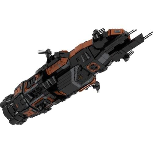 MOC-46313 Expanse MCRN Tachi Rocinante- Corvette-class light frigate ECF-270 Diy Educational Military Series Building Blocks