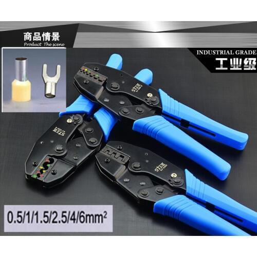 Cold-pressed Pin terminal Crimping tools multi Insulated Terminals Crimping Plier High-Carbon Steel For OT UT