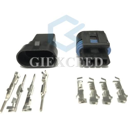 4 Pin 12162190 Waterproof Wire Automotive Connector Socket Intake Pressure Sensor Plug For BUICK Motorcycle Car Marine