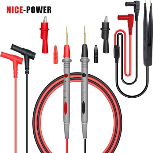 20A 1000V Probe Test Leads Pin Silicone Tip For Digital Multimeter Needle Tip Multi Meter Tester Lead Probe