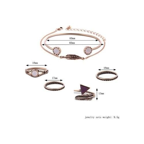 Leaf Rings Bracelet 5pcs/set for Women Antique Punk Knuckle Midi Rings Vintage Anillos Jewelry Wedding Anniversary Gift Set