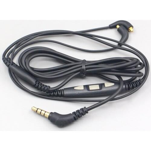 LN007494 300pcs Original Type With Mic Remote Earphone Cable For Shure SE215 SE315 SE425 SE535 SE846