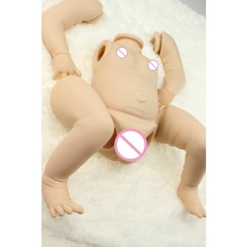 Boy Full Vinyl Silicone Soft Reborn Baby Doll Kit Lifelike Doll Kit Handmade Gifts Accessories Cheap Toys Accessories