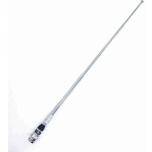 Stainless steel telescope VHF 136-174MHZ antenna BNC for Icom IC-V8/V82/V85,for Kenwood TK208 etc wlakie talkie