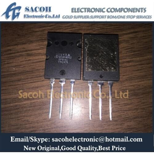 Free Shipping 5Pcs IXFB50N80Q2 IXFB50N80 50N80 TO-264MAX 50A 800V Power MOSFET transistor