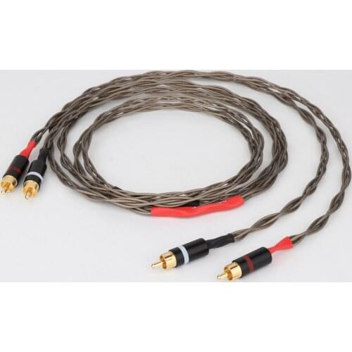 Pair Nordost Odin Silver Plated Signal Line,RCA to RCA Audio Cable,RCA Interconnect Cable