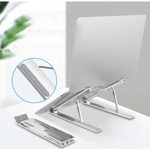 Protable Foldable Laptop Stand Adjustable Notebook Holder Support for Computer R3MD