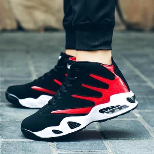 Plus Size High-top Height Men Sport Shoes Women Sneakers for Men Running Shoes Mens Sports Cheap Black Red Trainers 2021 A-767
