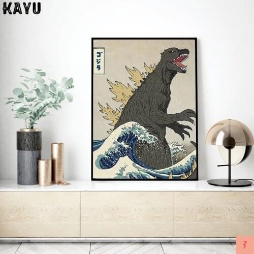 Nordic The Great Wave of Kanagawa Ukiyoe Japanese Posters And Prints Canvas Painting Wall Art Picture Modern Fashion Home Decor