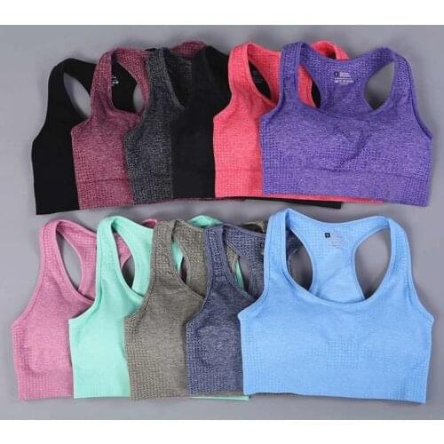 11 Color Anti Sagging Sports Bra Running Shockproof Gathering Shaped Fitness Professional Bra