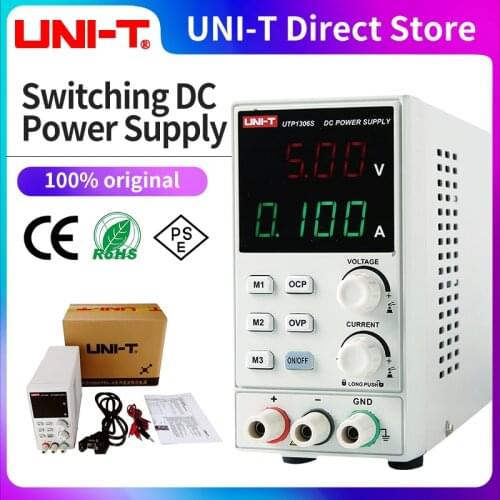 UNI-T digital display adjustable DC power supply UTP1306S single channel 4Bits 220V input switch type 32V 6A