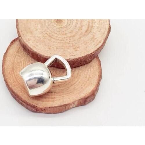 Vintage 6 pcs alloy Barbell weightlifting charms fit DIY handmade necklace earring bracelet charms Jewelry Making