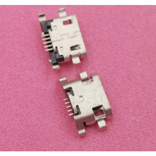 50Pcs Micro Usb Charger Charging Dock Port Connector For Motorola Moto E6 E7 Plus XT2025 E7Plus XT2081 E6Plus Jack Contact Plug