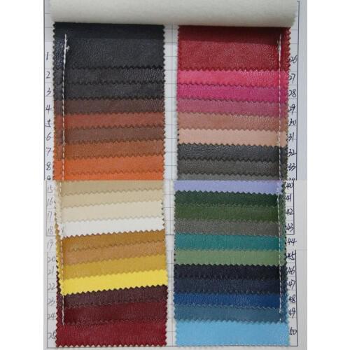 10 yards First layer Litchi leather two - color Litchi leather mythology litchi embossed PVC synthetic leather fabric wholesale