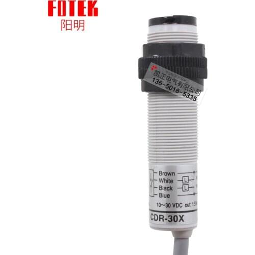 Original authentic Taiwan FOTEK photoelectric switch CDR-30X sensor sensing distance 30cm NPN PNP output voltage 10-30VDV