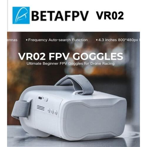 BETA VR02 FPV Goggles Digital FPV System Digital Image Transmission Low Latency Strong ImmersionLong Distace
